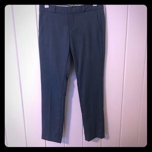 Banana Republic Ryan Pants EUC Teal Herringbone 0P